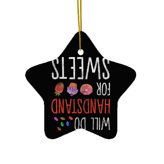 Sweets Tasty Cookie Ceramic Ornaments