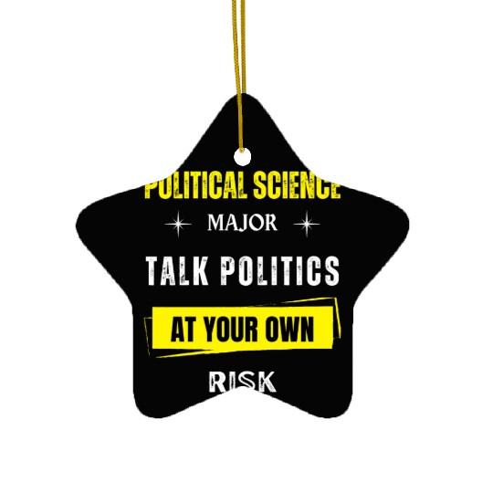Political Science Major Ceramic Ornaments