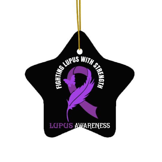 Lupus Awareness Lupus Fighter Ceramic Ornaments