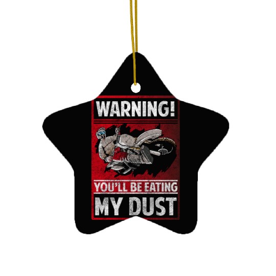 Mountain Bike Motocross Ceramic Ornaments