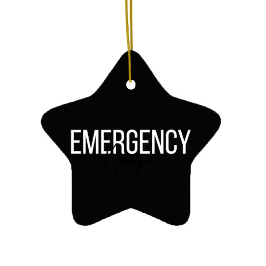 Er Nurse Emergency Room Nurse Registered Nurse Ceramic Ornaments