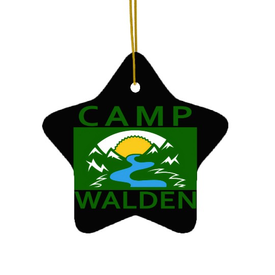 Camp Walden An Adventure A Summer Camp Ceramic Ornaments
