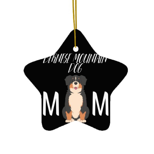 Bernese Mountain Dog Mum Mama Bernese Mountain Dog Ceramic Ornaments