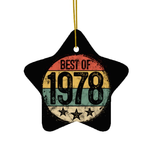 Circular Best Of 1978 44 44Th Ceramic Ornaments