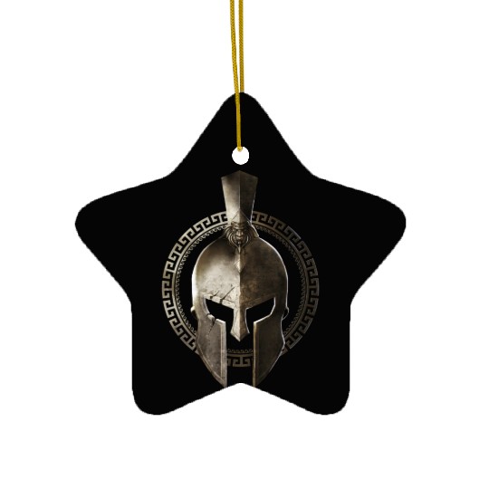 Spartan Helmet Warrior Gladiator Workout Sparta Gr Ceramic Ornaments