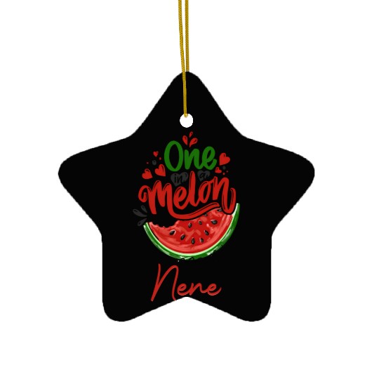 One In A Melon Nene Ceramic Ornaments