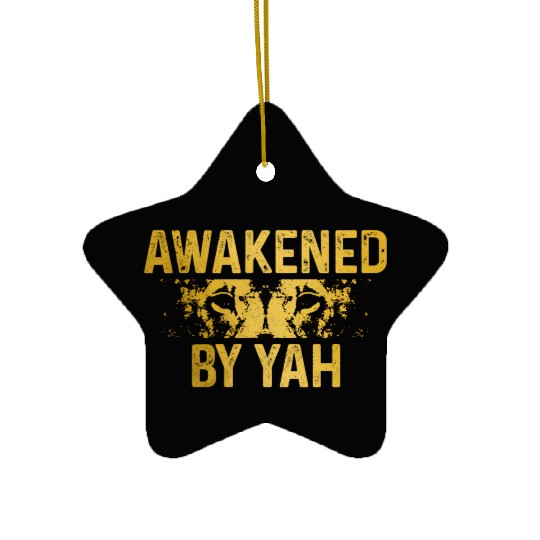 Israelite Hebrew Awakened By Yah Israel Lion Of Ju Ceramic Ornaments