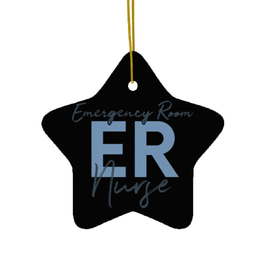 Er Nurse Emergency Room Nurse Registered Nurse Ceramic Ornaments