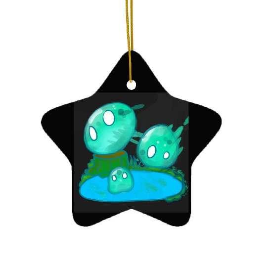 Swamp Slime Ceramic Ornaments
