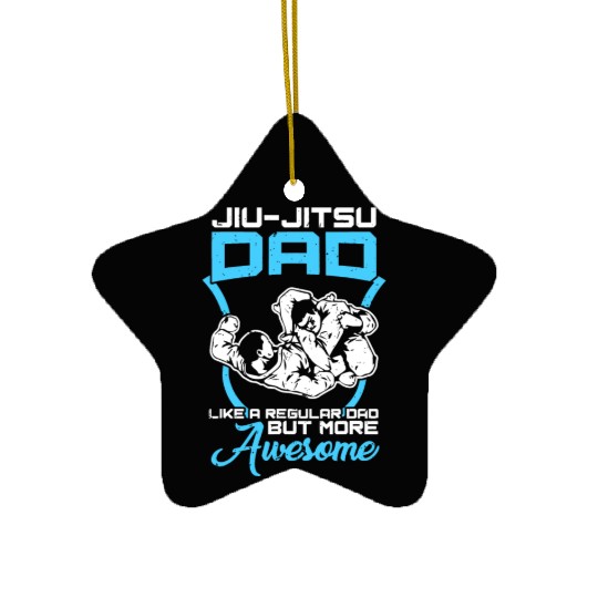 Jiu-Jitsu Dad Athletic Rollinggrapplingmixed marti Ceramic Ornaments