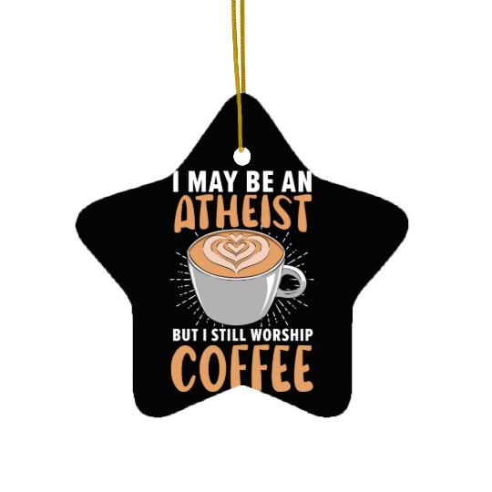 Atheism Anti-Religion Agnostic Freethinker Atheist Ceramic Ornaments
