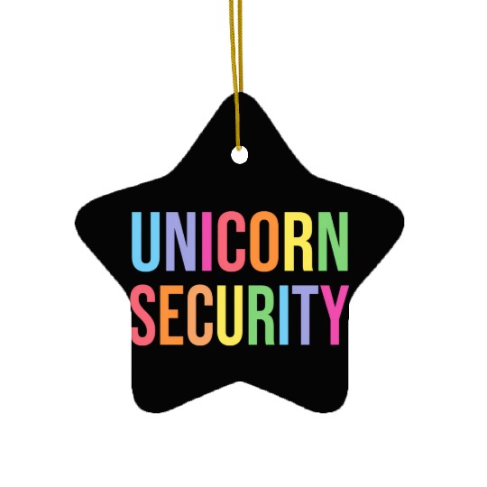 Uorn Security Dad Mom Daughter Ceramic Ornaments
