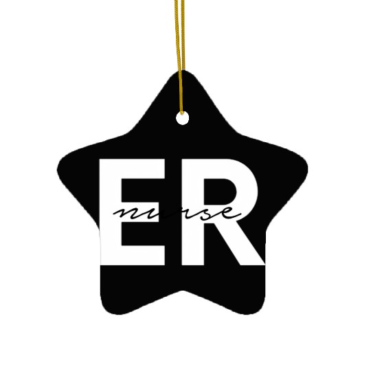 Emergency Room Er Nurse Registered Nurse Ceramic Ornaments