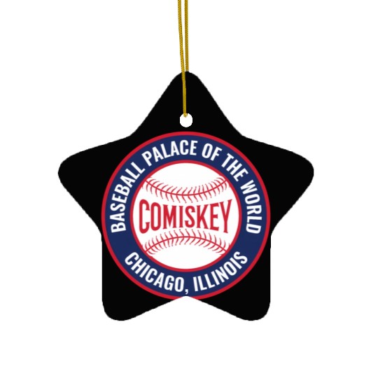 Comiey Park Chicago Ceramic Ornaments