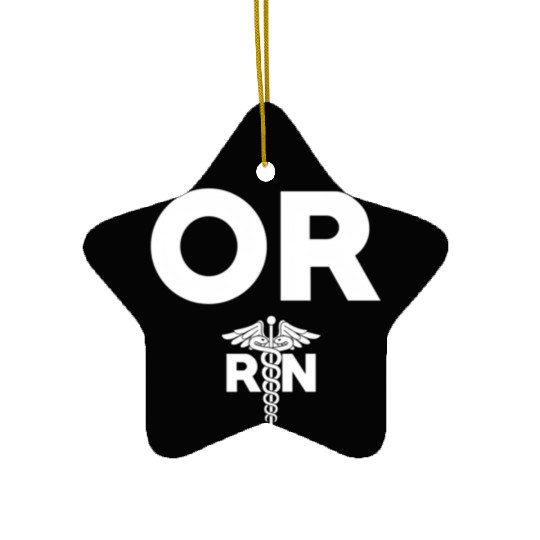 Operating Room Registered Nurse Hotal Rn Staff Ceramic Ornaments