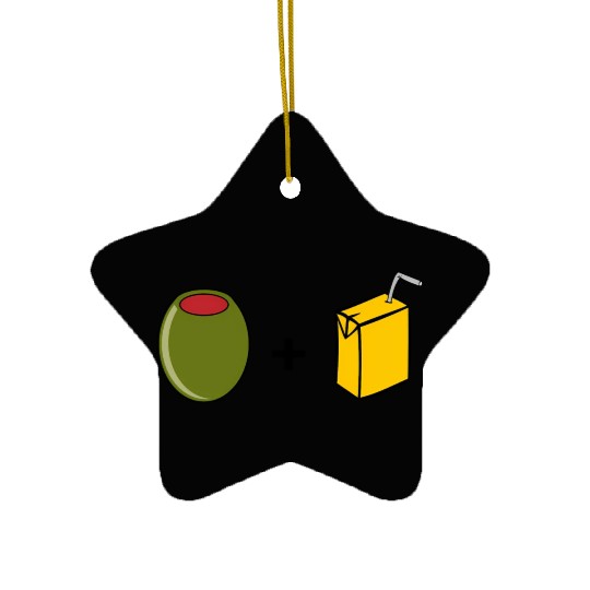 Olive Juice I Love You Ceramic Ornaments