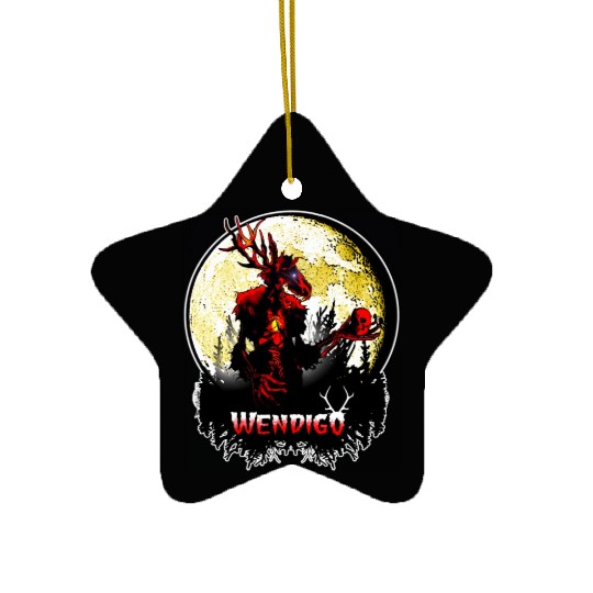 Wendigo New Monster inwalker Cryptid Evil Ceramic Ornaments