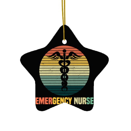 Emergency Room Nurse Er Nursing Ceramic Ornaments