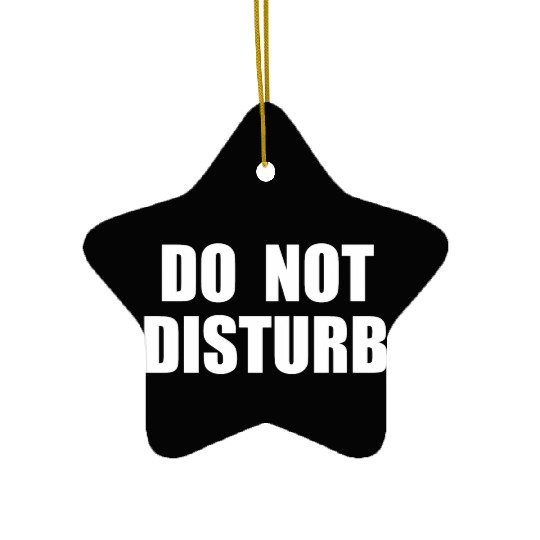 Do Not Disturb - Airplane Airport Train Subway Ceramic Ornaments