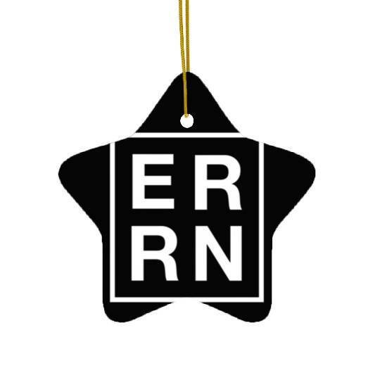 Er Rn - Emergency Room Registered Nurse Ceramic Ornaments