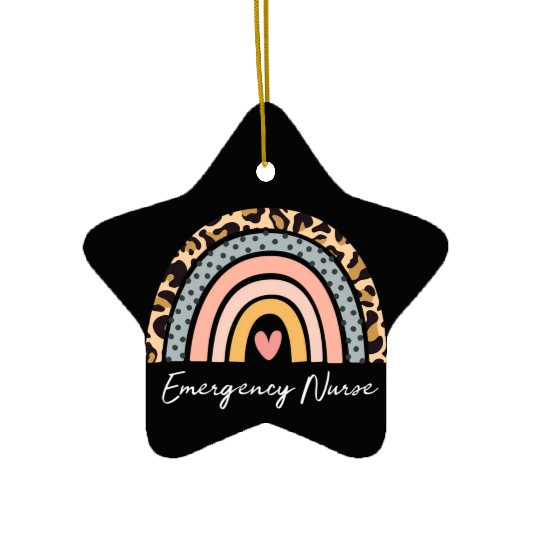 Er Nurse Emergency Room Nurse Registered Nurse Ceramic Ornaments