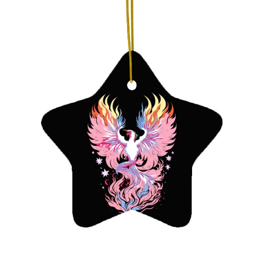 Trans Phoenix 2 Ceramic Ornaments