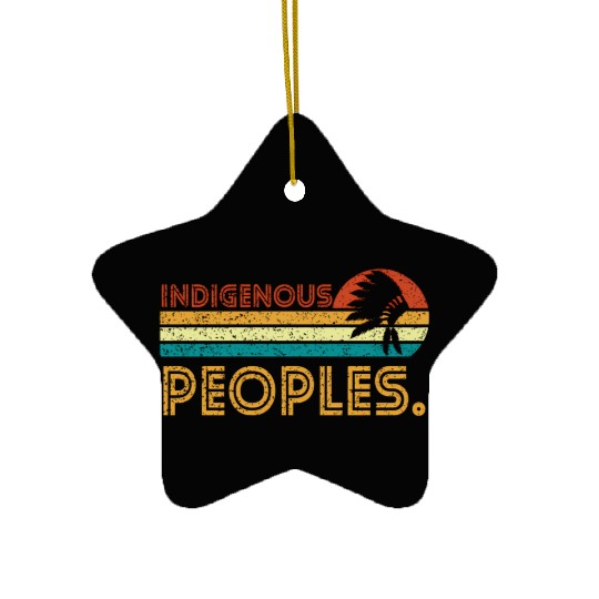 Indigenous Peoples Day Ceramic Ornaments