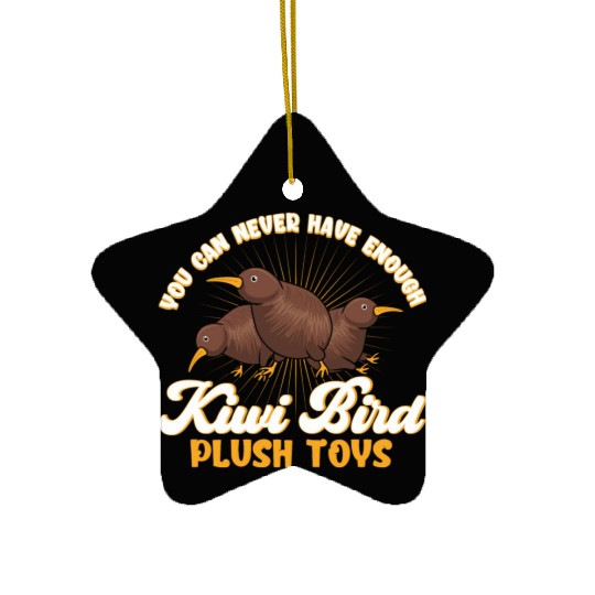 Bird Lover New Zealand Kiwi Bird Ceramic Ornaments