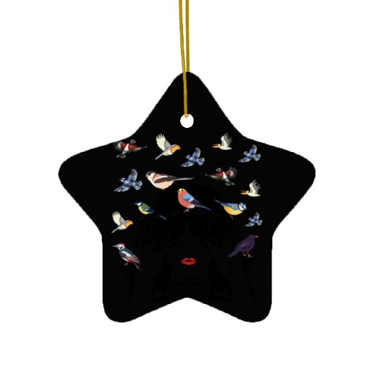 Bird Lover Birdwatching Bird Whisperer Ceramic Ornaments