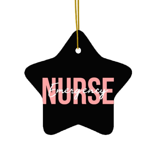 Er Nurse Emergency Room Nurse Registered Nurse Ceramic Ornaments
