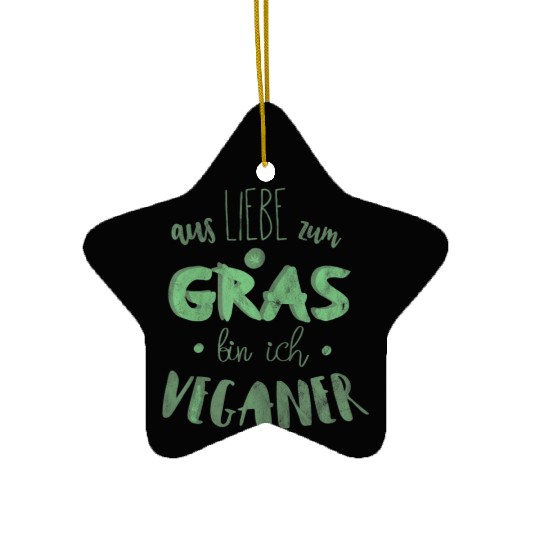 Vegan Vegan Kiffer Grass Smoking Kiffen V Power Sl Ceramic Ornaments