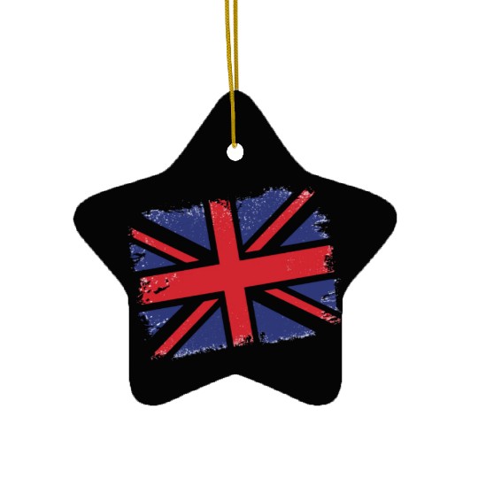 Union Jack Vintage UK Flag Great Britain UK Ceramic Ornaments