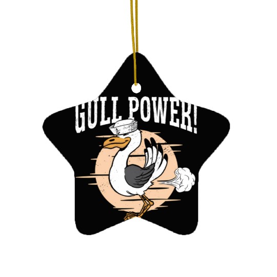 Gull Power Whirer Bird Seabird Seagull Ceramic Ornaments