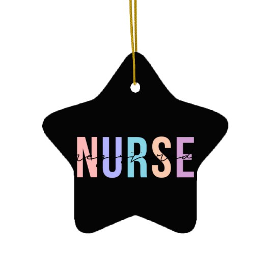 Registered Nurse Rn Emergency Room Nurse Ceramic Ornaments