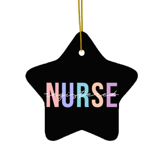 Registered Nurse Rn Emergency Room Nurse Ceramic Ornaments