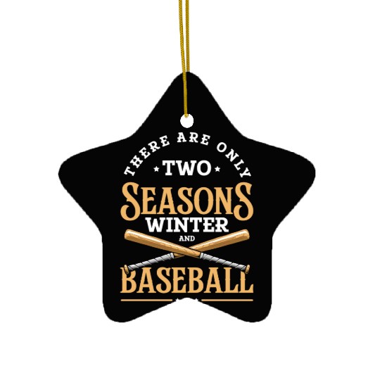 Baseball Bat Team Coach Ceramic Ornaments
