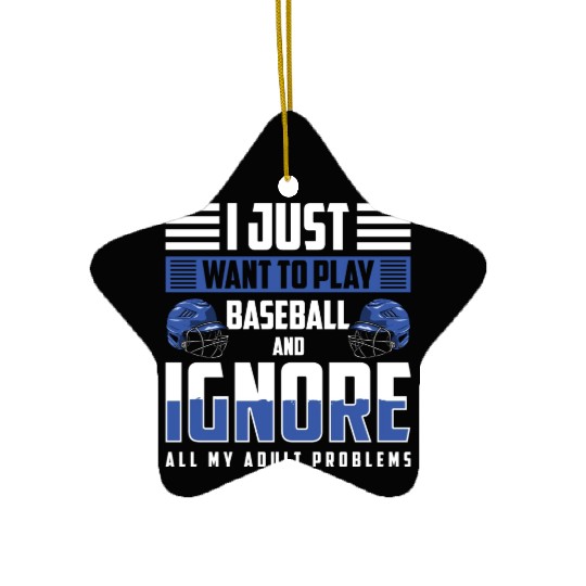 Baseball Pitcher America Baseballer Ceramic Ornaments