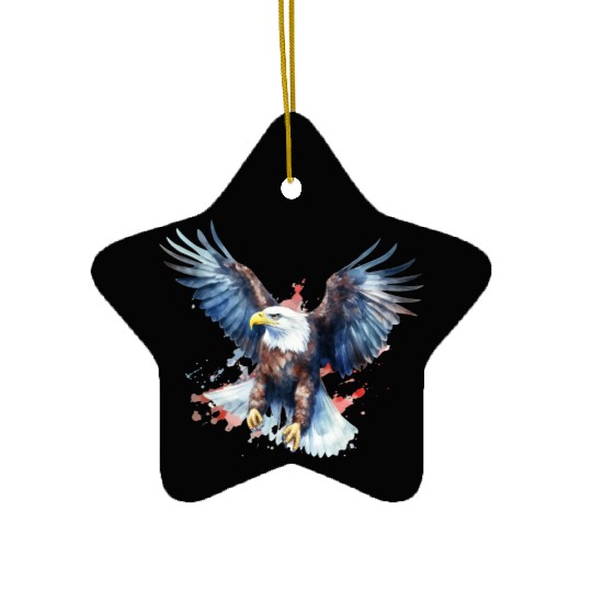 Eagle 4Th July Independent Day Ceramic Ornaments