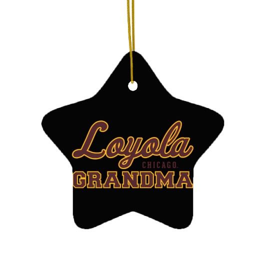 Loyola Chicago Ramblers Grandma Ceramic Ornaments