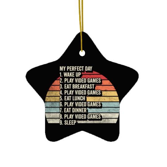 The Perfect Gaming Day Suprise For Gamer Ceramic Ornaments