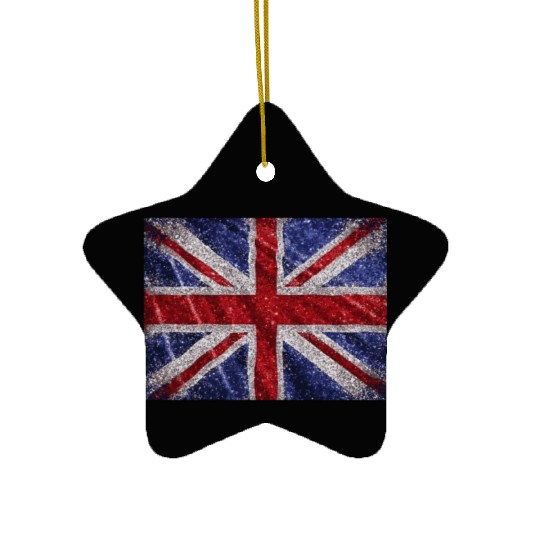 Union Jack Retro British Flag Great Britain UK Ceramic Ornaments