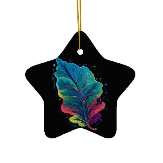 Colorful Leaf Autumn Fall Leaves Foliage Plant Ceramic Ornaments