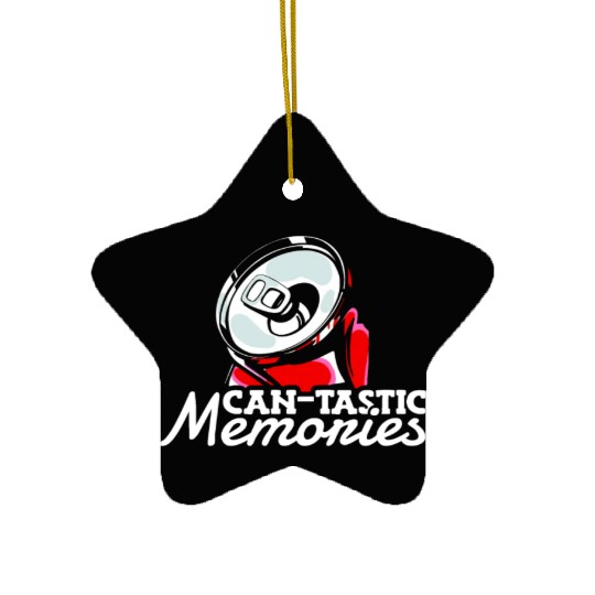 Can-tastic Memories Street Game 90s Kid Throwback Ceramic Ornaments