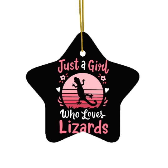 Lizard Reptile Lizard Lover Retro Ceramic Ornaments