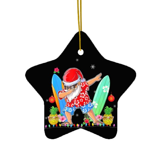CHRISTMAS IN JULY Summer Xmas Decoration Ceramic Ornaments