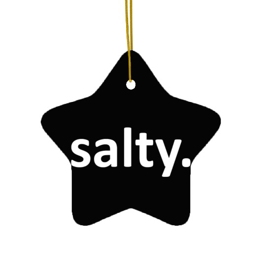 Salty Gamer Salty Ceramic Ornaments