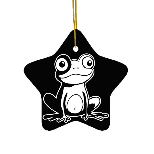 Frog Amphibian Toad Ceramic Ornaments