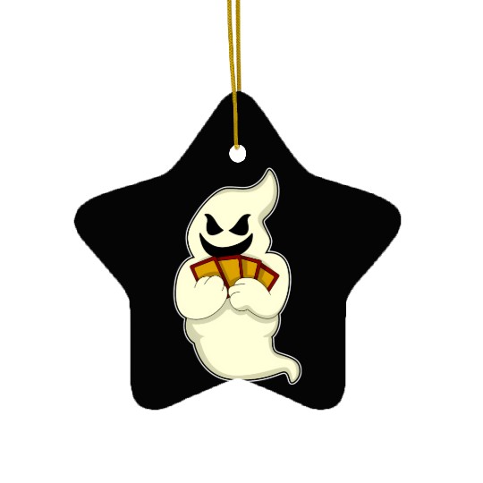 Ghost Poker Poker Cards Card Game Ceramic Ornaments