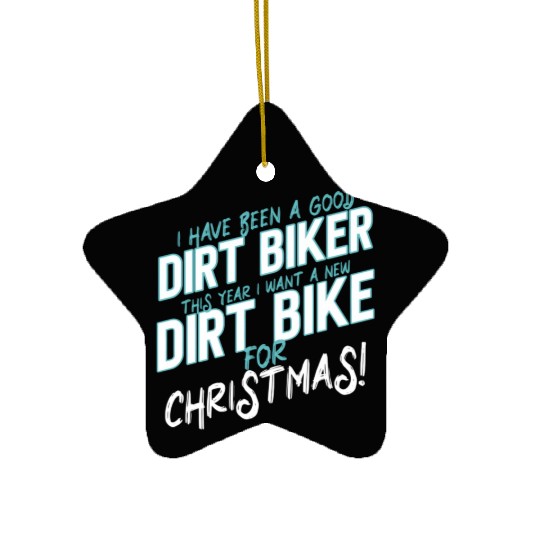 Mx Motocross Bike Dirt Biking Ceramic Ornaments