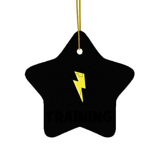 Black Adam Training Ceramic Ornaments